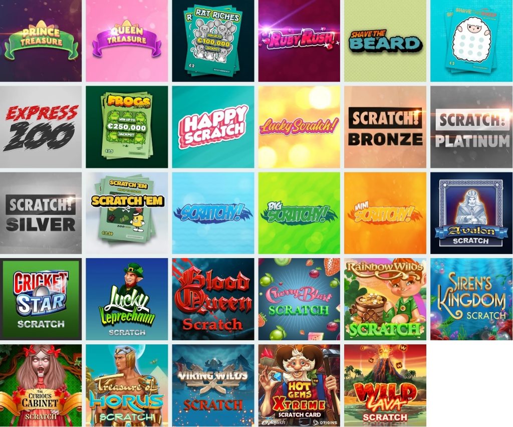 Avalon78 Online Scratch Cards