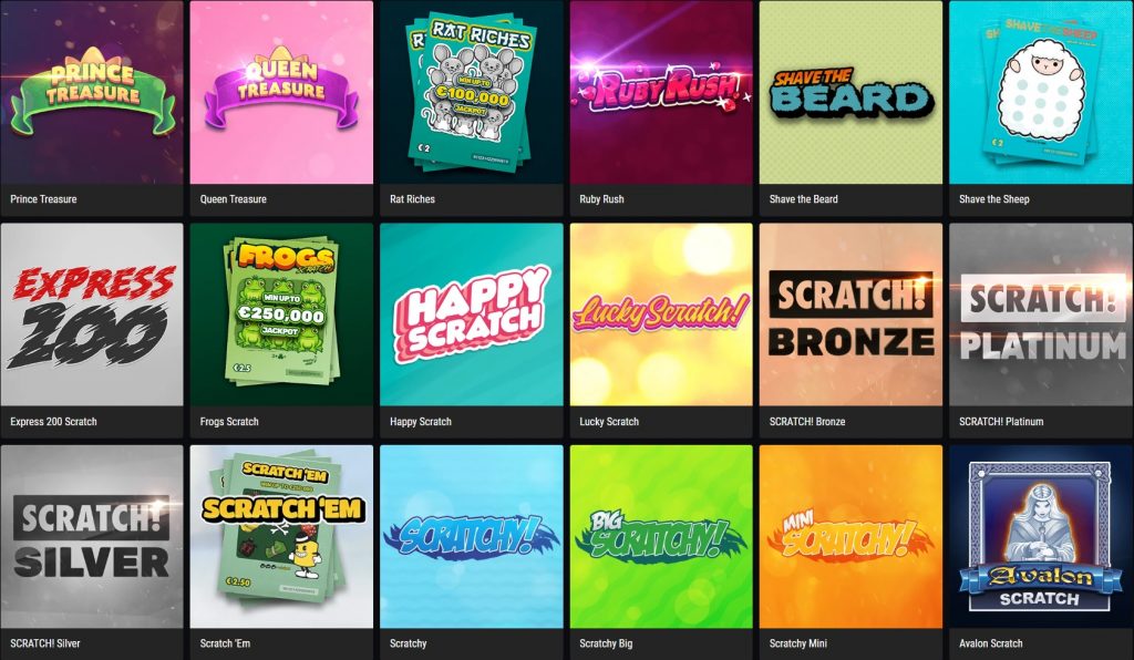 BetAmo Online Scratch Cards